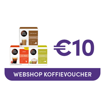 Kortingsbon €10 te gebruiken op onze webshop